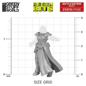 画像2: グリーンスタッフワールド[GSWD-13200]DakkaDakka　1/48　シスターズ・オブ・バトル　ボディ（5体入り） (2)
