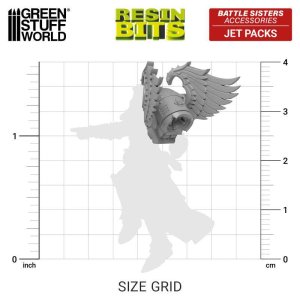 画像2: グリーンスタッフワールド[GSWD-13203]DakkaDakka　1/48　シスターズ・オブ・バトル　ジェットパック（6個入り） (2)