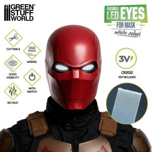 画像2: グリーンスタッフワールド[GSWD-13406]LEDフレキシブルコスプレアイキット -ホワイト (2)