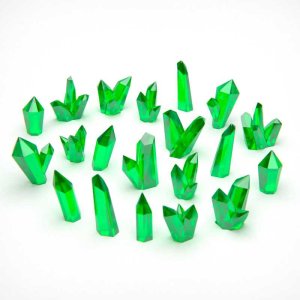 画像5: グリーンスタッフワールド[GSWD-13460]グリーンレジンクリスタル- ラージ (5)