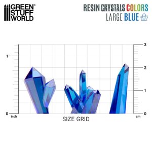 画像3: グリーンスタッフワールド[GSWD-13461]ブルーレジンクリスタル -ラージ (3)