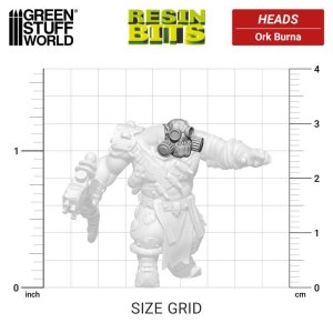 画像2: グリーンスタッフワールド[GSWD-13482]DakkaDakka　1/48　オーク・バーナヘッドセット（10個入り） (2)