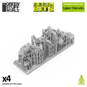 画像3: グリーンスタッフワールド[GSWD-13499]3Dプリントセット - サイバー ケルビム サービター 1:48 (3)