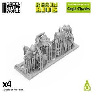 画像3: グリーンスタッフワールド[GSWD-13500]3Dプリントセット - キューピッド ケルビム 1:48 (3)