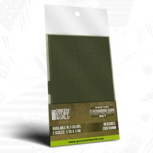 画像4: グリーンスタッフワールド[GSWD-13511]ミニチュアカモフラージュネット　グリーン1:48 (4)