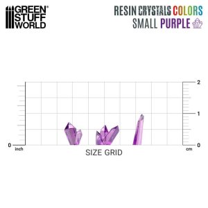 画像3: グリーンスタッフワールド[GSWD-13513]パープルレジンクリスタル -スモール (3)