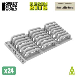 画像4: グリーンスタッフワールド[GSWD-13552]メカディテールパーツ- 17mmフック（24個入） (4)