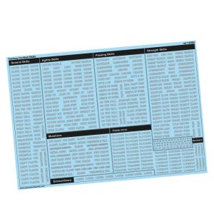 画像4: グリーンスタッフワールド[GSWD-13560]ファンタジーフットボールスキルデカール (4)