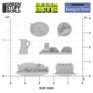 画像4: グリーンスタッフワールド[GSWD-13597]Banquet Food 1:48-1:35 (4)