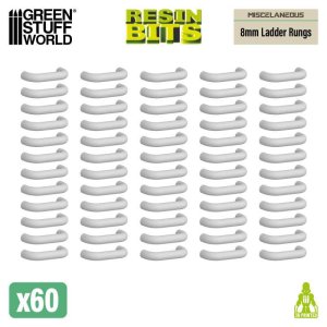 画像3: グリーンスタッフワールド[GSWD-13602]メカディテールパーツ - 8mm フック（60個入） (3)