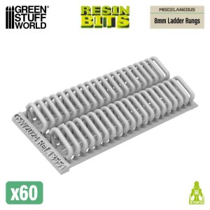 画像4: グリーンスタッフワールド[GSWD-13602]メカディテールパーツ - 8mm フック（60個入） (4)