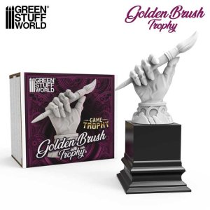 画像1: グリーンスタッフワールド[GSWD-13604]ブラシコンテストトロフィー (1)