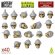 画像1: グリーンスタッフワールド[GSWD-13630]Skulls with Helmets 1:48 (1)
