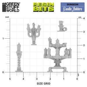 画像3: グリーンスタッフワールド[GSWD-13641]キャンドル＆ホルダー 1/48〜1/35 (3)