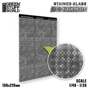 画像2: グリーンスタッフワールド[GSWD-13693]ステンドグラス　フルール・ド・リス (2)