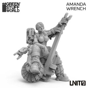 画像2: グリーンスタッフワールド[GSWD-13747]1/32　UNIT9 フィギュア - アマンダ・レンチ (2)