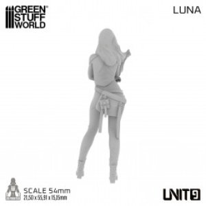 画像4: グリーンスタッフワールド[GSWD-13750]1/32　UNIT9 フィギュア - ルナ (4)