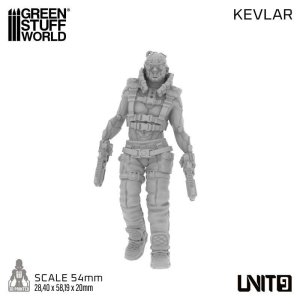 画像1: グリーンスタッフワールド[GSWD-13752]1/32　UNIT9 フィギュア - ケブラー (1)