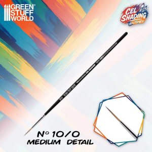 画像2: グリーンスタッフワールド[GSWD-6306]合成セルシェーディングブラシ- Size  10/0 (2)