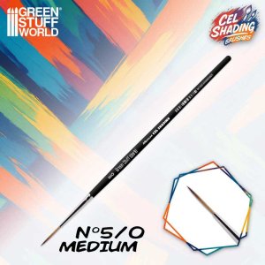 画像2: グリーンスタッフワールド[GSWD-6307]合成セルシェーディングブラシ  - Size 5/0 (2)