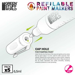 画像3: グリーンスタッフワールド[GSWD-14194]Refillable markers 2 (3)