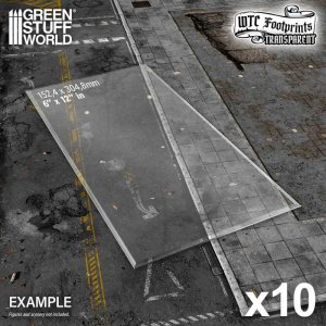 画像1: グリーンスタッフワールド[GSWD-14379]Basic WTC Glasspack Footprints 10x (1)