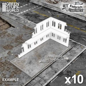 画像4: グリーンスタッフワールド[GSWD-14379]Basic WTC Glasspack Footprints 10x (4)