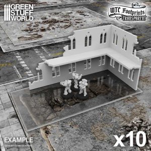 画像5: グリーンスタッフワールド[GSWD-14379]Basic WTC Glasspack Footprints 10x (5)