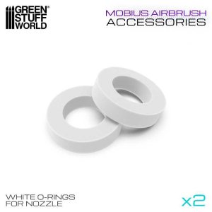 画像3: グリーンスタッフワールド[GSWD-6534]O-Rings for Nozzle for Mobius Airbrush (3)
