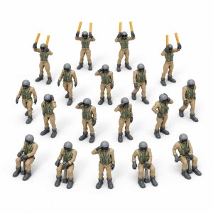 画像4: グリーンスタッフワールド[GSWD-14409］1/144　パイロットフィギュアセット (4)