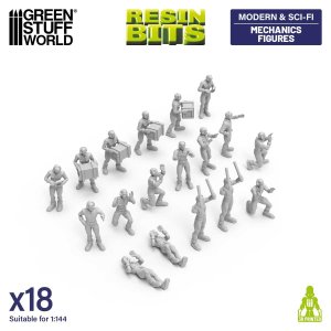 画像1: グリーンスタッフワールド[GSWD-14410］1/144　メカニックフィギュアセット (1)