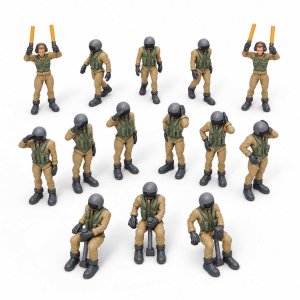 画像4: グリーンスタッフワールド[GSWD-14412］1/100　パイロットフィギュアセット (4)