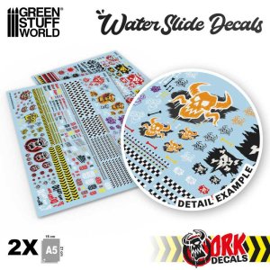 画像3: グリーンスタッフワールド[GSWD-6562]Waterslide Decals - Orcs (3)
