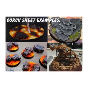 画像4: グリーンスタッフワールド[GSWD-1008]Cork Sheet in 5mm (4)