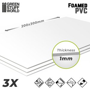 画像1: グリーンスタッフワールド[GSWD-9305]フォーム板 PVC 1 mm (1)