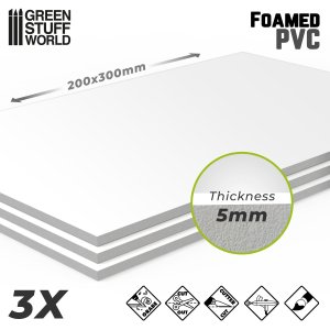 画像1: グリーンスタッフワールド[GSWD-9307]フォーム板 PVC 5 mm (1)