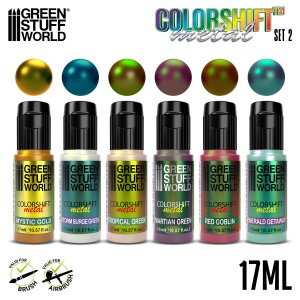画像2: グリーンスタッフワールド[GSWC-9341]カメレオンカラーセット2 （各17ml６色セット） (2)