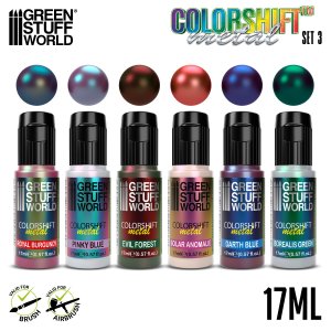 画像2: グリーンスタッフワールド[GSWC-9349]カメレオンカラーセット3（各17ml６色セット） (2)