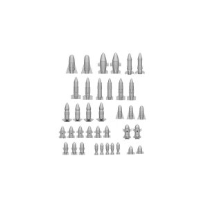 画像3: グリーンスタッフワールド[GSWD-1693]スケール ロケット＆ミサイルセット（1:48?1:35 スケール） (3)