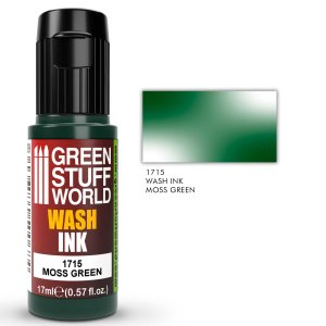 画像1: グリーンスタッフワールド[GSWC-1715]ウォッシュインク　モスグリーン　17ml (1)