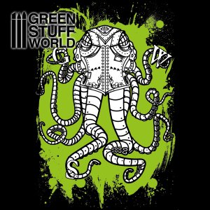 画像1: グリーンスタッフワールド[GSWD-2132]グリーンスタッフワールド オクトパスTシャツ (1)