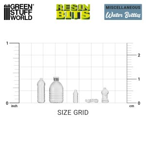 画像3: グリーンスタッフワールド[GSWD-2199]1/48スケール レジン製 ミニチュア 水筒・水ボトル (3)