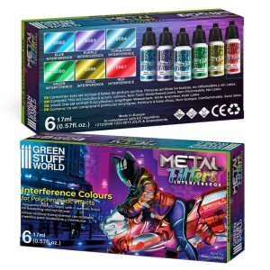 画像2: グリーンスタッフワールド[GSWC-10129]アクリル系塗料 メタルフィルター インターフィアレスカラーセット (2)