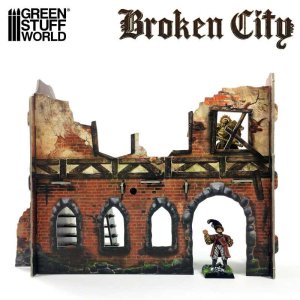 画像4: グリーンスタッフワールド[GSWD-2428]Broken City - Terrain Set (4)