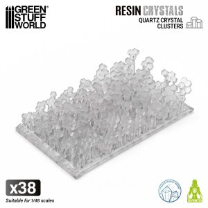 画像1: グリーンスタッフワールド[GSWD-2542］1/48　クォーツヘキサゴンクリスタルセット (1)