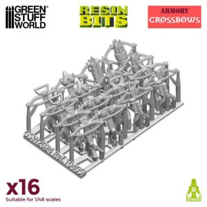 画像4: グリーンスタッフワールド[GSWD-10405]3Dプリントセット - ドワーフクロスボウ　16種 (4)