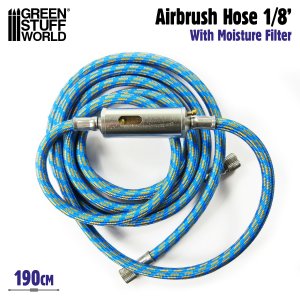 画像1: グリーンスタッフワールド[GSWD-2599]湿度フィルター付きエアブラシホース (1)