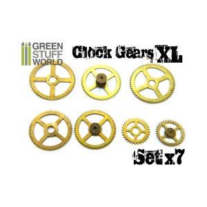 画像3: グリーンスタッフワールド[GSWS-9151] Real Vintage CLOCK WHEELS - antique brass (3)