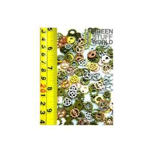 画像2: グリーンスタッフワールド[GSWS-9180]SteamPunk GEARS and COGS Beads 85gr *** 10 mm (2)