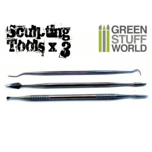 画像3: グリーンスタッフワールド[GSWD-6011]3x Sculpting Tools (3)